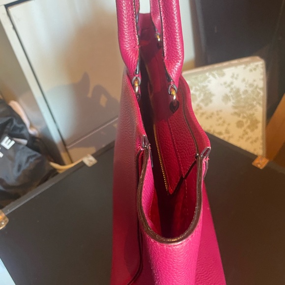 Kate Spade magenta tote bag - Picture 3 of 8
